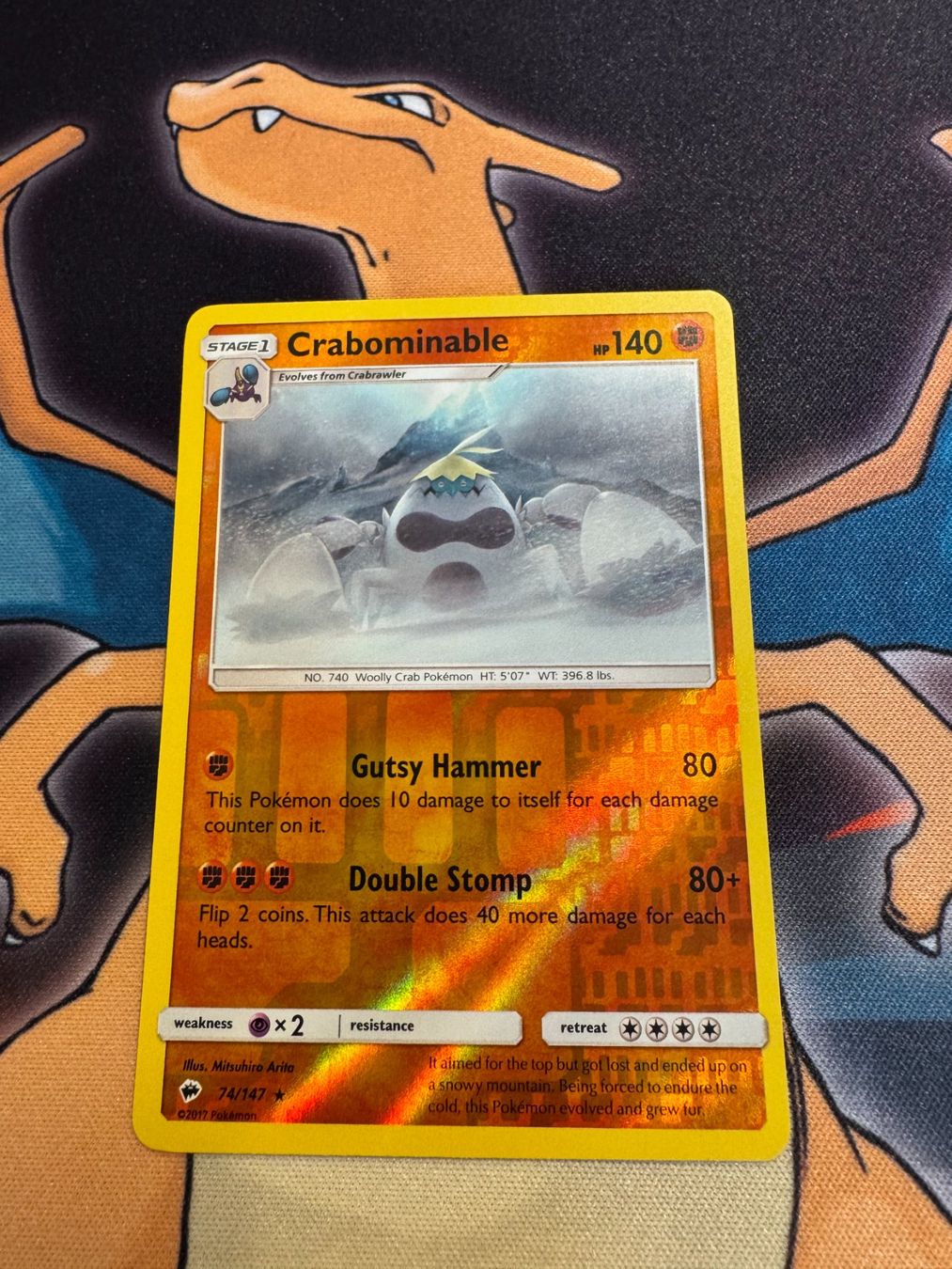 Pokémon Carte collezionabili: Crabominable (BUS 74) - Reverse Holo - Burning Shadows – Nuovo (secondo la descrizione) da Bülach venduto da Pfrenzel