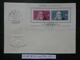 CH 1948 Nr. W31 auf FDC