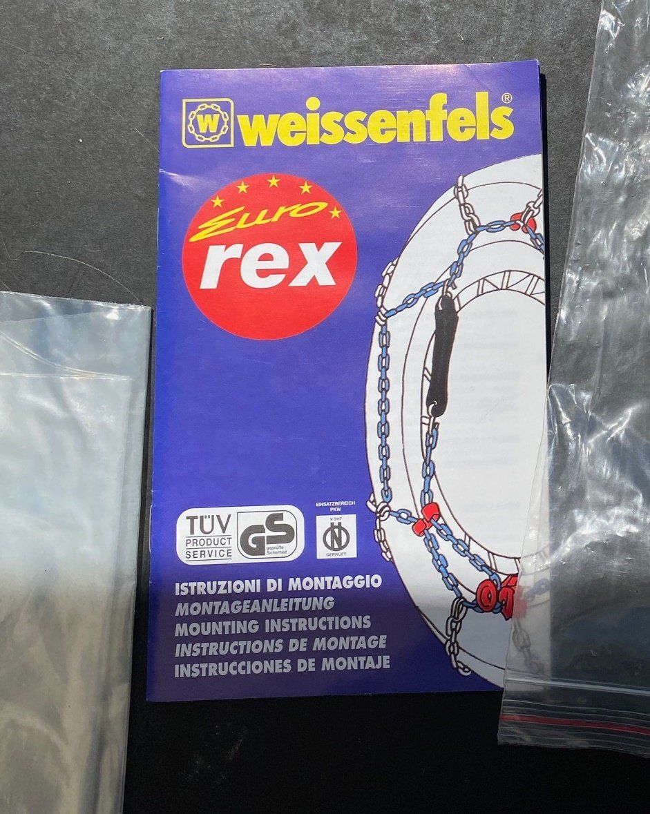 Weissenfels Catene da neve: Schneeketten weissenfels 04 – Nuovo e nell'imballaggio originale da Uster venduto da ---ms--- 1