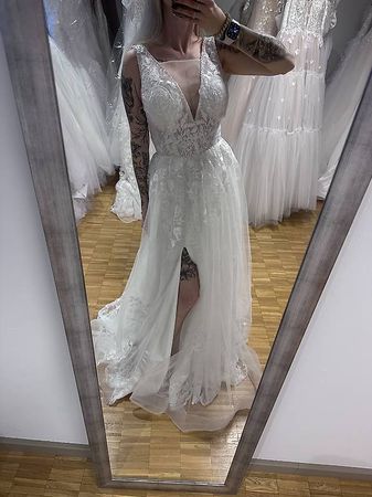 Brautkleid a linie xs