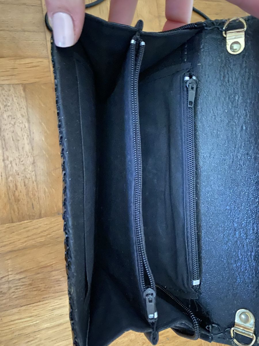 Borse da donna: Elegante schwarze Clutch – Usato da Siebnen venduto da mel_b_789 4