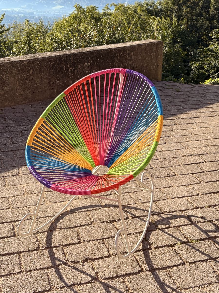 Poltrone: Acapulco Schaukelstuhl Rainbow Flag – Usato da Evilard venduto da tamino_biel 2