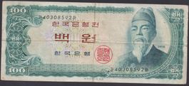 Südkorea 100 Won 1965