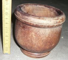 Krug / Schale aus Holz