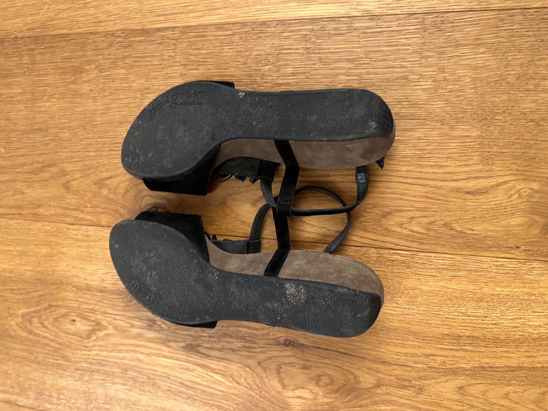 Paul Green Damenschuhe: Schöne schwarze Sandale von Paul Green – Gebraucht aus Rheinfelden von Brise8 1