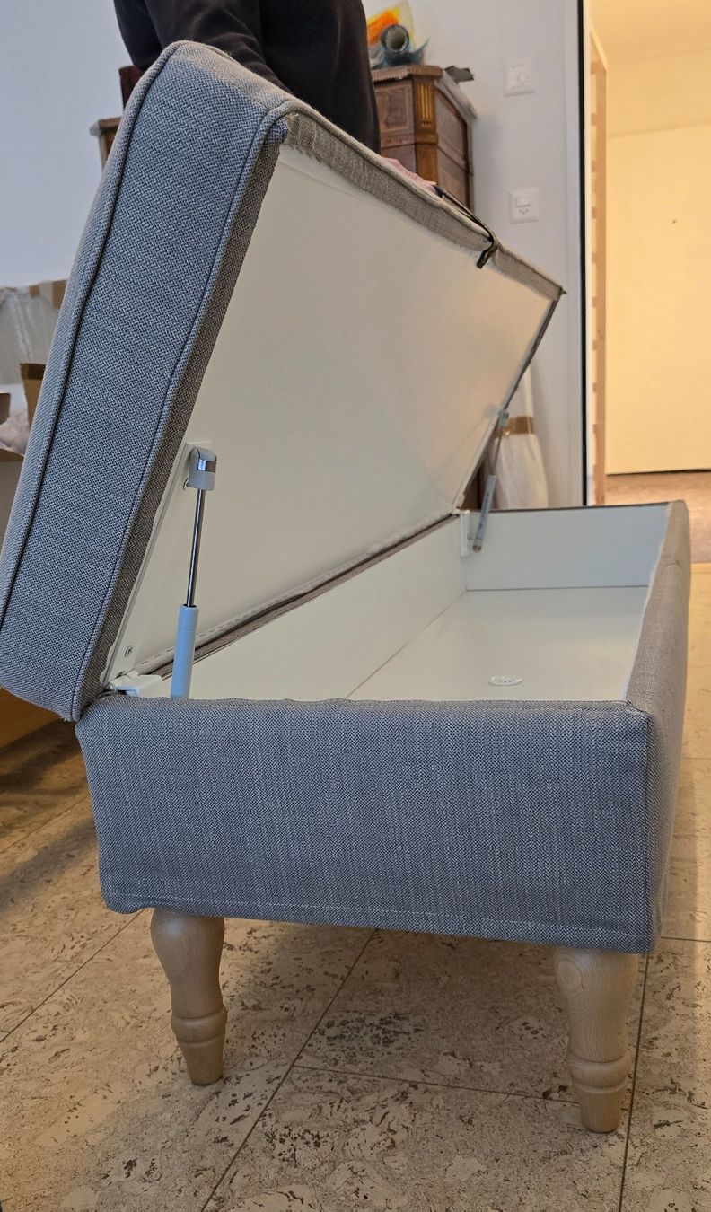 Bettbank, Sitzbank, Truhe Stocksund von Ikea mit Stauraum (Gebraucht) in Jona für CHF 20 – nur Abholung auf Ricardo kaufen