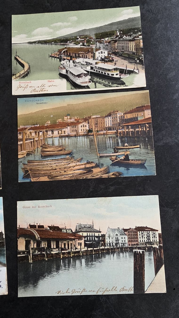 Cartes postales: Rorschach SG , 9 Ansichtskarten gelaufen – D'occasion à Reichenburg par ibiza18 4