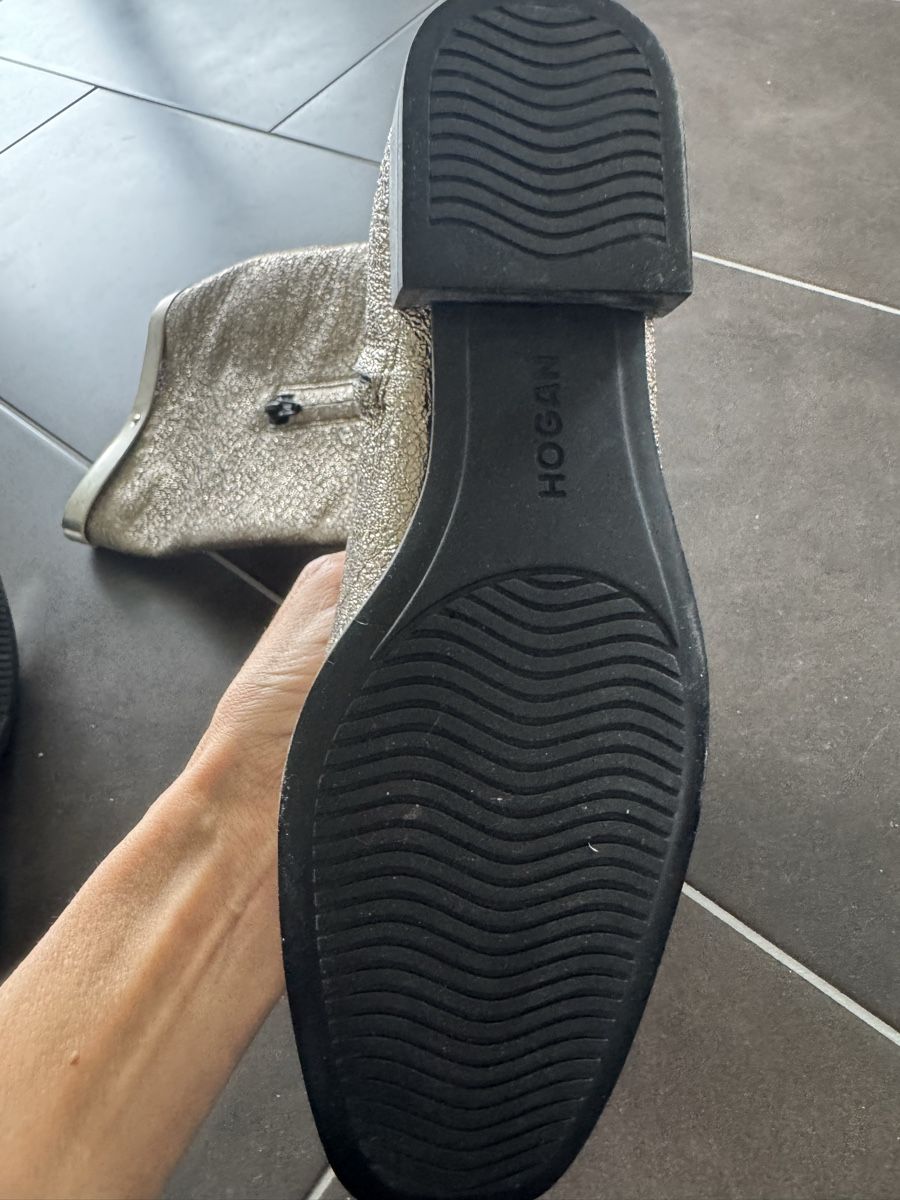 Hogan Damenschuhe: Hogan Stiefel Glitzer Gold Gr. 35 Neu – Neu und originalverpackt aus Freienbach von ang_8xxz 5