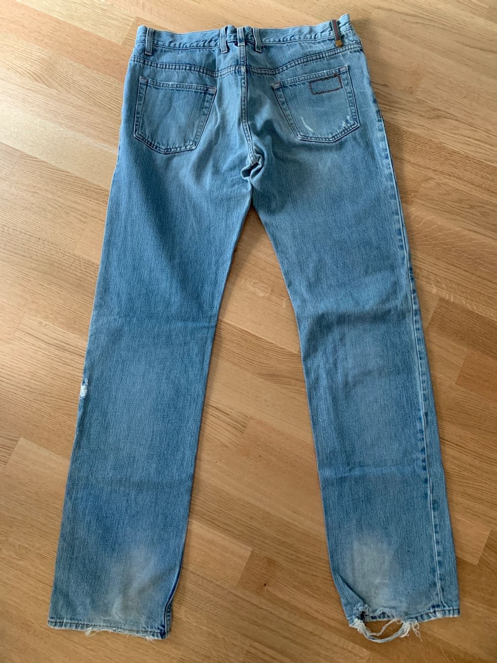 Gucci Jeans: GUCCI Herren Jeans Gr. 50, denim hell straight slim – Usato da Regensdorf venduto da secondchancefashion 3