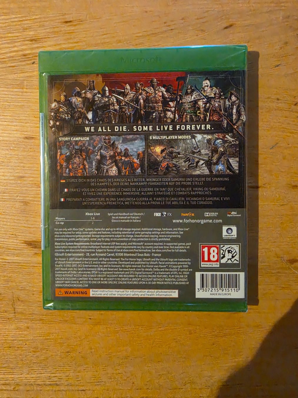 Spiele: Xbox One For Honor Neu ab 1.- – Neu und originalverpackt aus triesenberg von wisi369 1