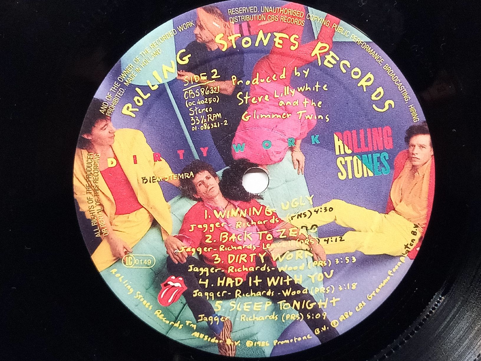 Dischi in vinile: Rolling Stones - Dirty Work - Vinyl LP - 1986 – Usato da basel venduto da markusb07 4