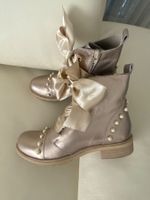 RARITÄT - exklusive Perlen OVYE Stiefeletten, gold, 39