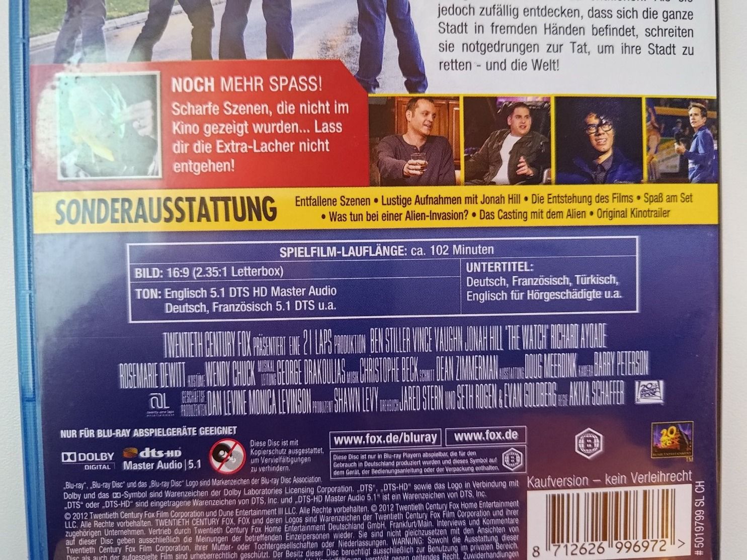 Alle DVDs: The Watch - Nachbarn Der 3. Art – Gebraucht aus Liestal von Kratzilla 3