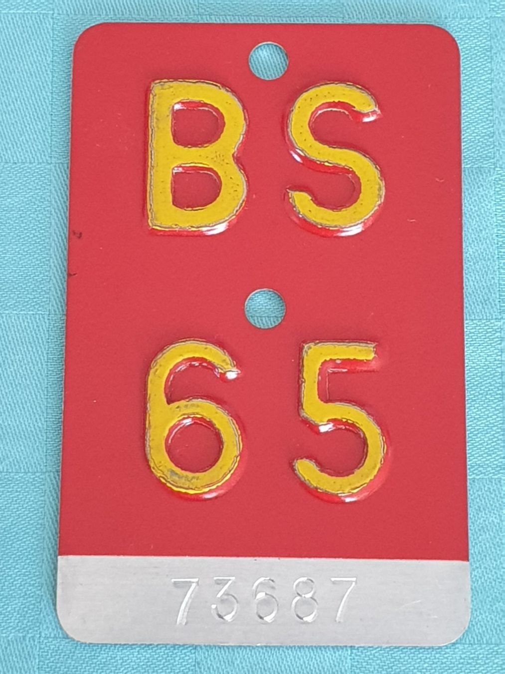 Ecriteaux: Velonummer BS 65 – D'occasion à Mörschwil par spirspi