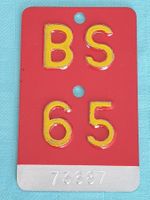 Velonummer BS 65