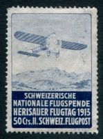 Vorläufer 1913** Flugpost V Herisau, ZS 375.00
