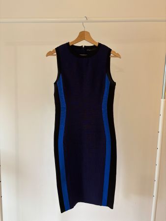 Robe moulante bleu noir Karen Millen taille S