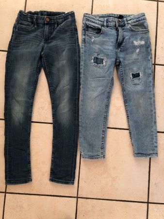 2 H&M stretch Jeans Gr.140