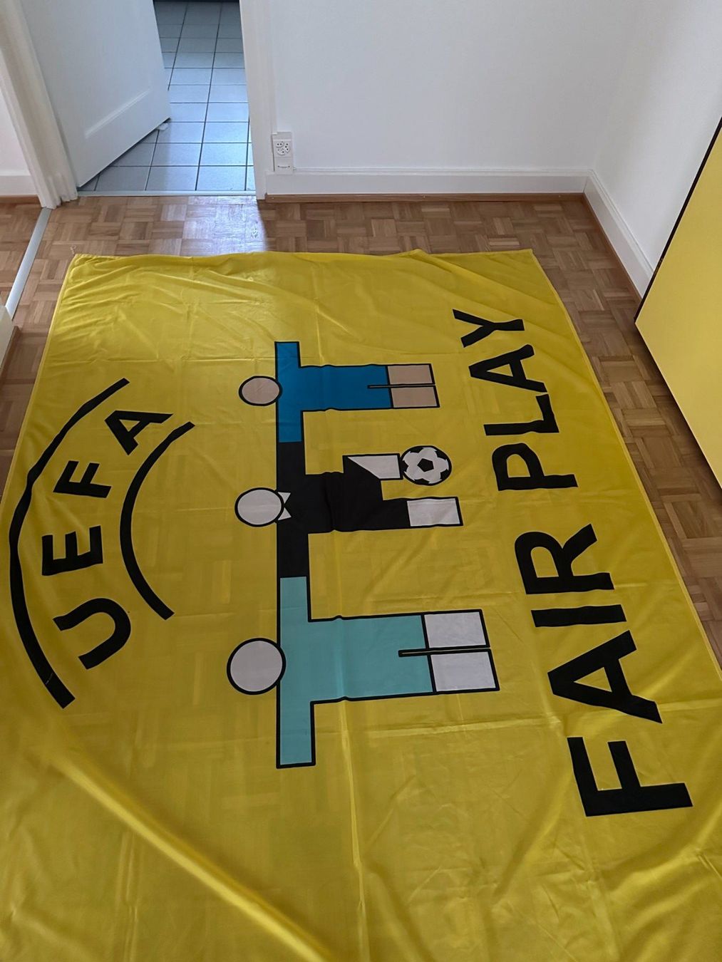UEFA Bandiere: Drapeau UEFA FAIR PLAY – Usato da Lausanne venduto da PeixotoBruno 1