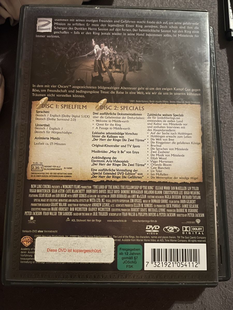 Tous les DVDs: Herr der Ringe – D'occasion à Lenk im Simmental par banane50626 3