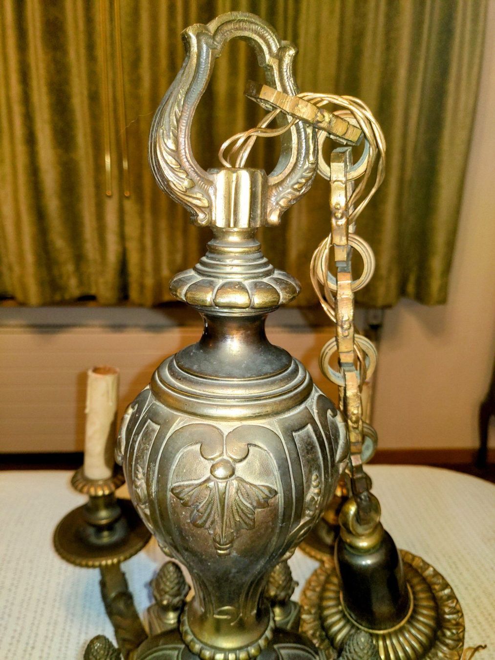 Lampadari & plafoniere: Antiker Bronze-Kronleuchter 12kg | aus Anwaltskanzlei Rom – Usato da Brugg AG venduto da Amei24 2