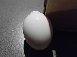 Porzellan - Tropfen, 3 Stück, weiss