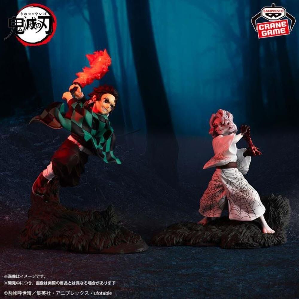 Bandai Statuette: DEMON SLAYER Combination Battle - Rui 11cm – Nuovo e nell'imballaggio originale da St-Imier venduto da ATTAKSHOP 4