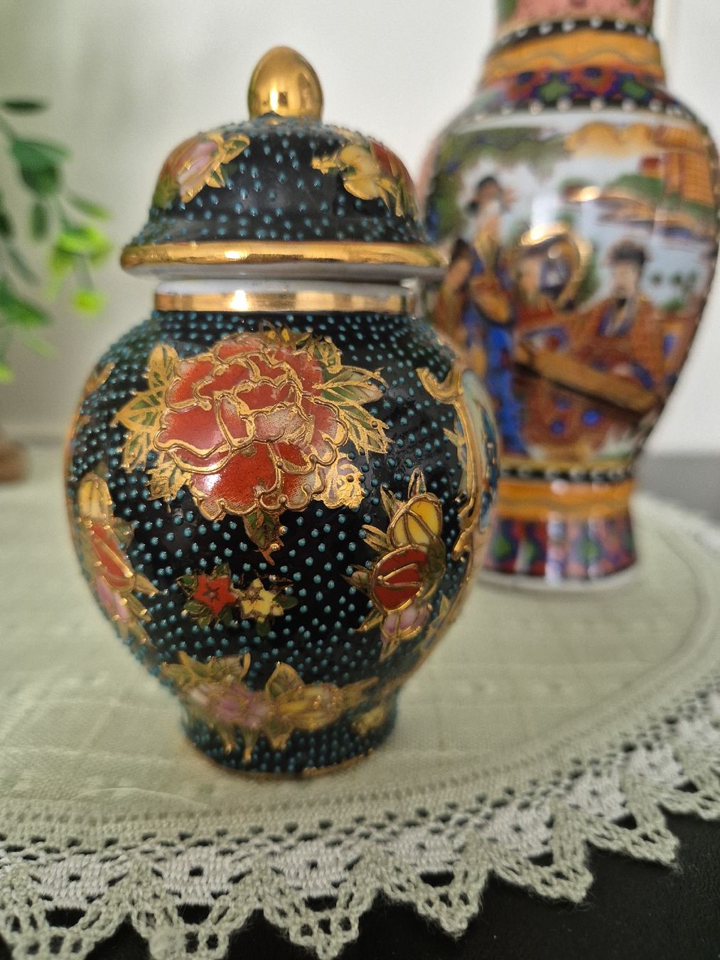 Vasen & Gefässe: China Vasen Set, Handbemalt, Vintage Deko-Objekt – Gebraucht aus Eschlikon TG von zuzanka80 5