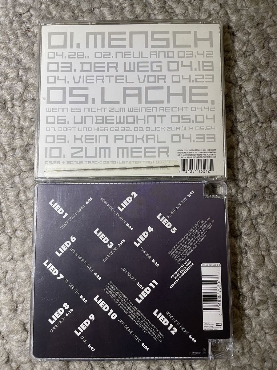 CD: 2x Herbert Grönemeyer  – Usato da Reinach AG venduto da trigger7811 2
