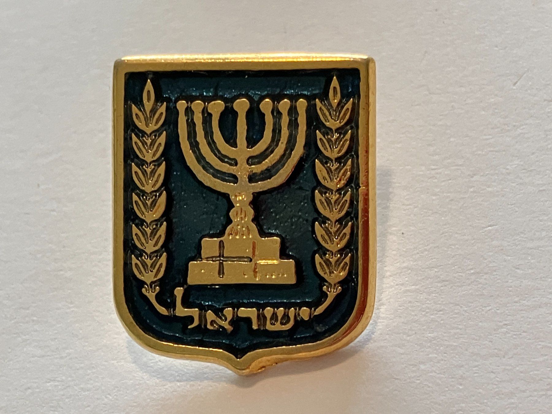 Placchette & Badge: 1 Pin Israel Wappen – Usato da Basel venduto da djwwpp