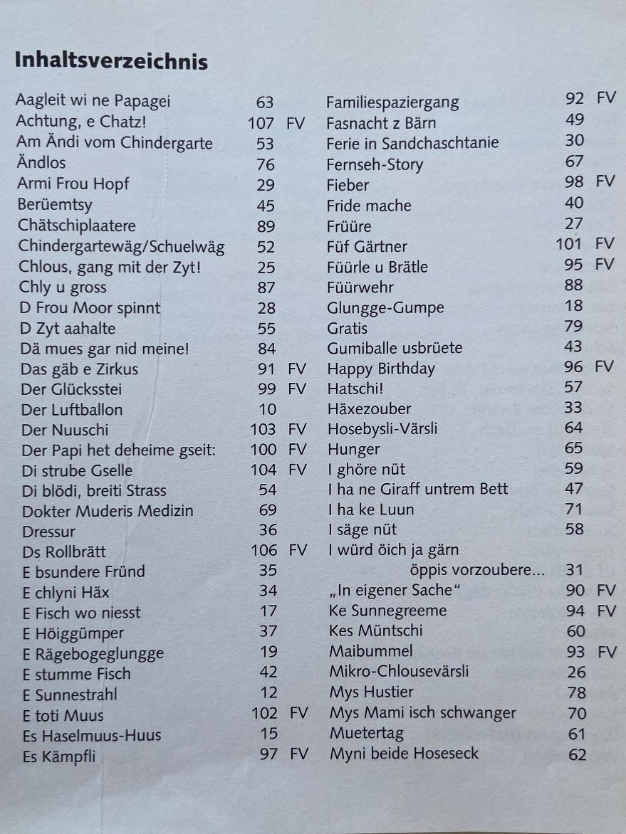 Libri: E chlyni Chue mit Wanderschuhe, Kinderbuch, Lorenz Pauli – Usato da Lenzburg venduto da Boffer1A 1