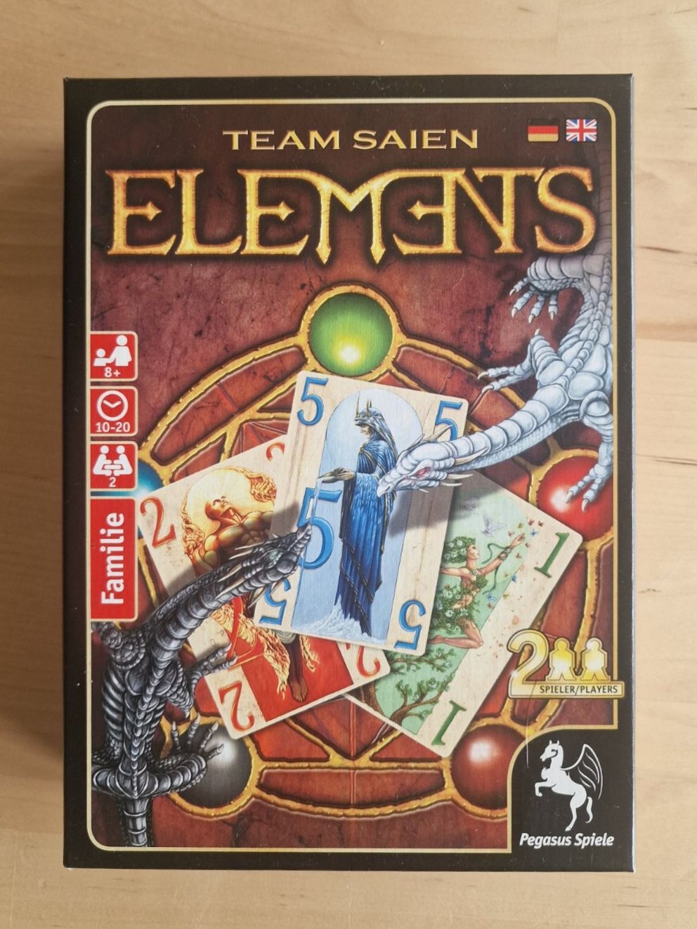 Pegasus Spiele Giochi: Elements - Kartenspiel von Pegasus – Usato da Kilchberg ZH venduto da bluessolo