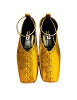 Jil Sander Ballerinas Gold, ungetragen!!