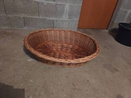 Panier osier pour chien