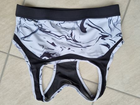 LASCANA ACTIVE Sport-Bra weiss-marmoriert Gr 36/38