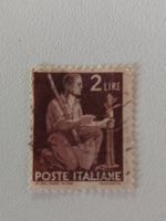 Italienische Briefmarke, 2 Lire