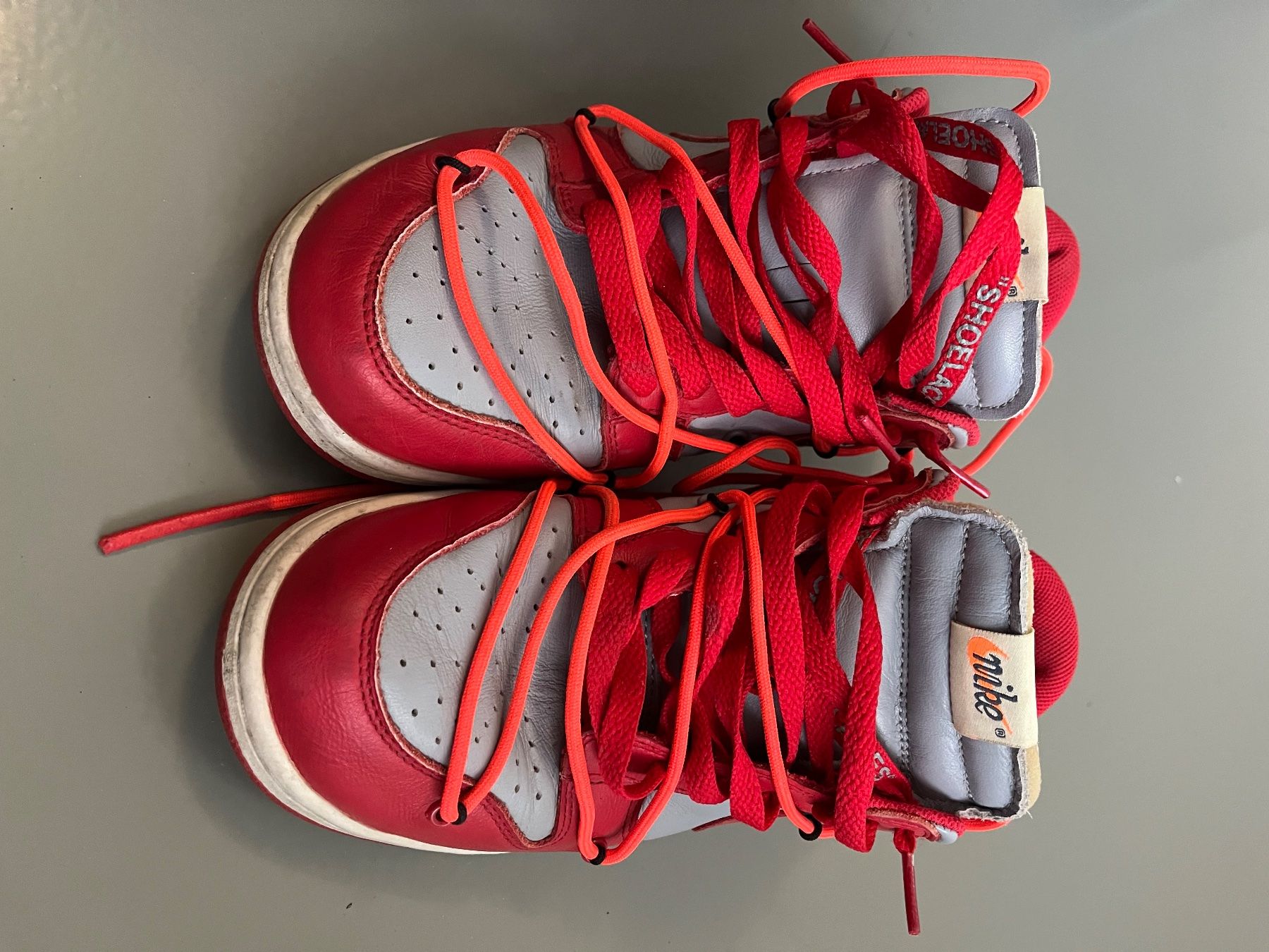 Nike Scarpe da uomo: Nike Dunk Low Off-White University Red Men's – Usato da Zürich venduto da emi_vl6d