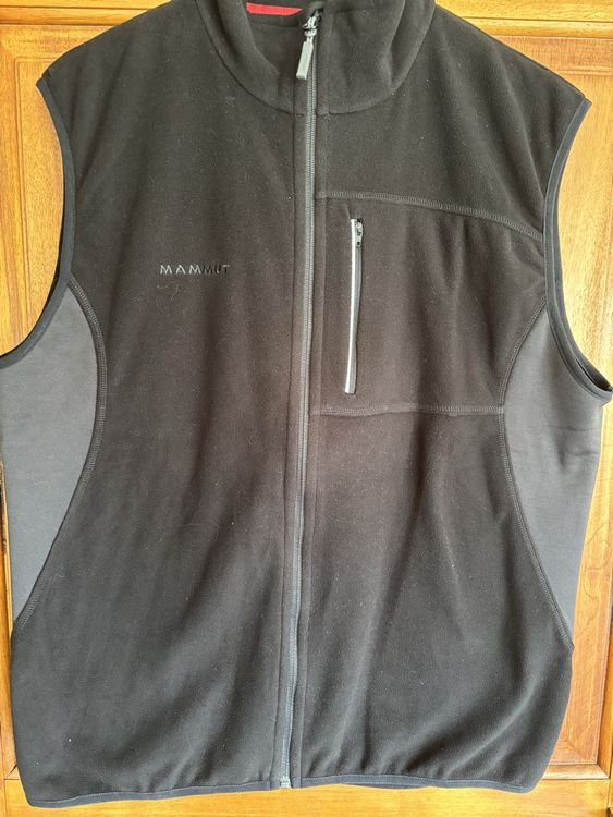 Mammut Fleece Weste Herren Grösse XXL schwarz Top Zustand 1