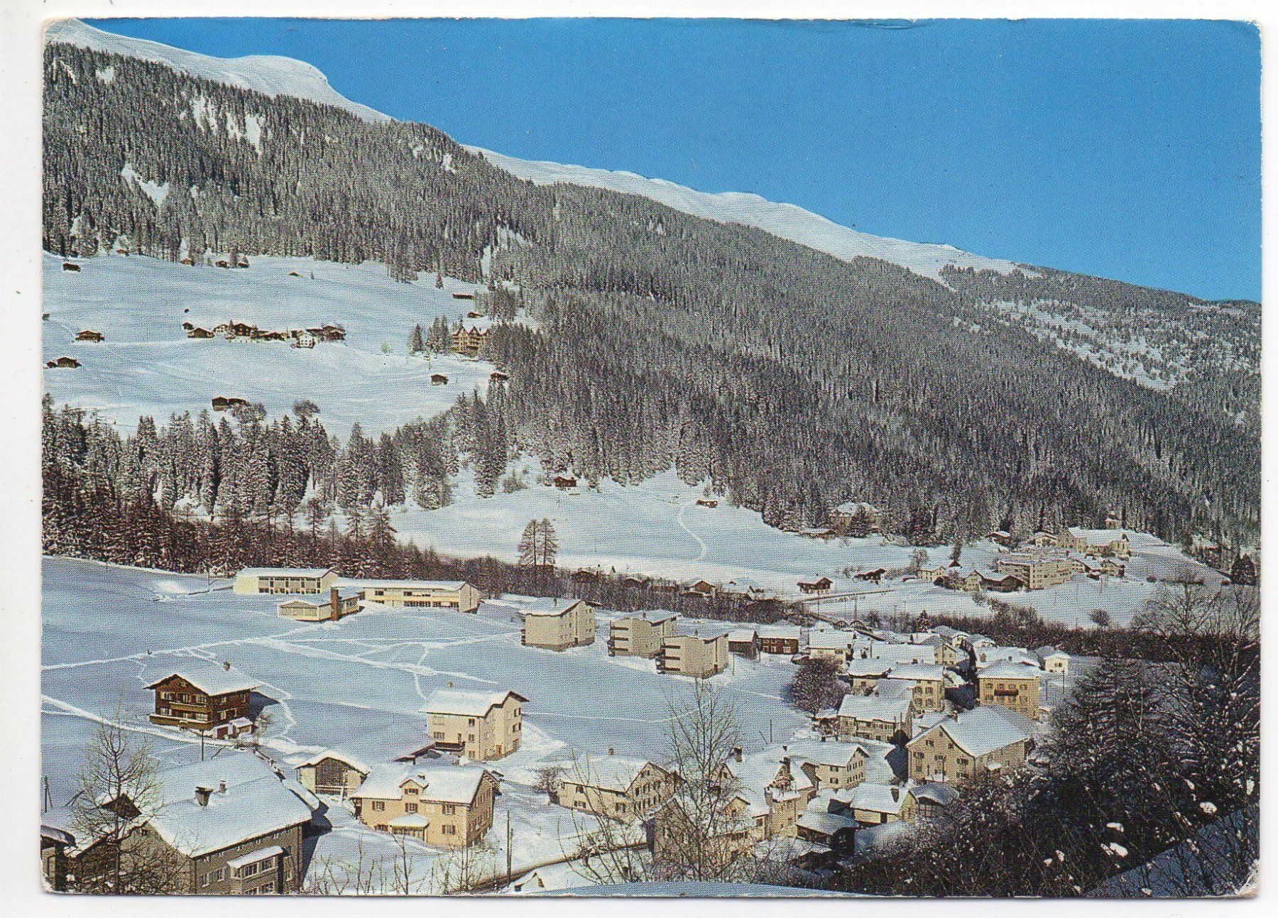 Cartoline postali: CHURWALDEN mit Pradaschier – Usato da Jona venduto da philajona