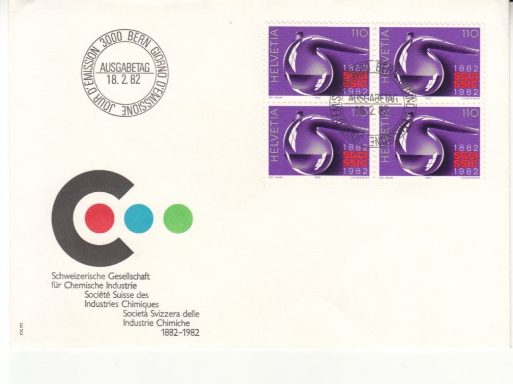 Tutti i francobolli: SBK 663 - 667 im 4er-Block FDC – Usato da Bürglen TG venduto da StampGraf 3