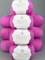 100% Merinowolle extrafine Cyclamrosa 10 Knäueln Set