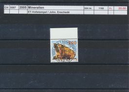 2005 "Mineralien" (Enschedé), ET - Vollstempel