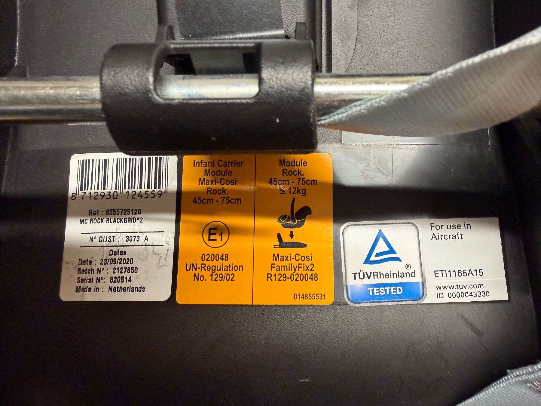 Maxi-Cosi Seggiolini per auto: Maxi-Cosi Rock i-Size Babyschale & Basisstation, unfallfrei – Usato da Oberkirch LU venduto da LoVelo3 9