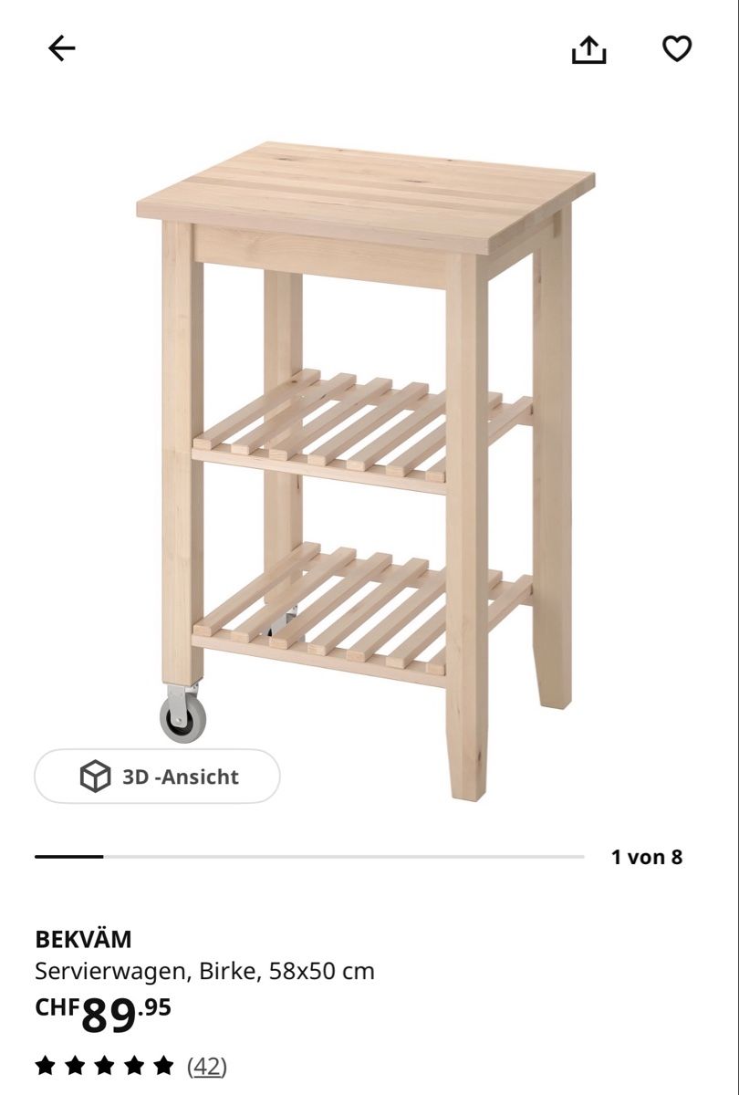 Ikea Cucine complete: Küchenmöbel Bekväm von Ikea – Usato da Brüttisellen venduto da aju_66vk