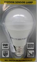 Led Birne E27 / 9W mit Bewegungssensor