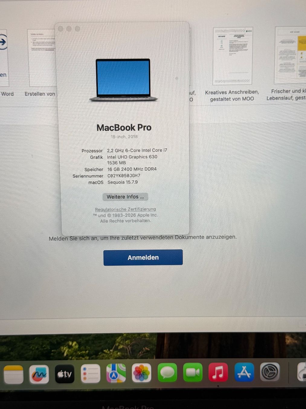 Apple Notebook: Macbook pro 15.  2018 – Usato da Schattdorf venduto da Kofi57 1