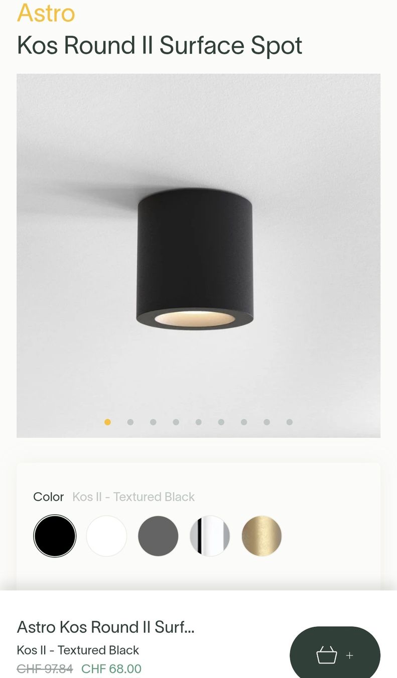Lampen: ceiling spotlight - Astro - led GU10 – Neu (gemäss Beschreibung) aus Genthod von daf_odill