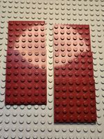 Lego 5x Platten dunkelrot