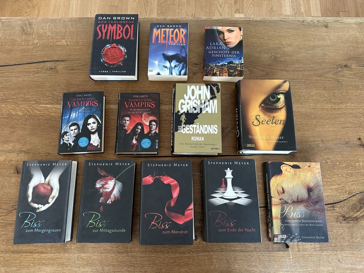 Bücher: Bücher - 12 Stück diverse Romane – Gebraucht aus Weisslingen von inspirieren