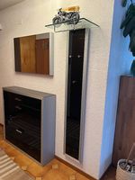 Meuble dentrée complet avec miroir porte-manteau chaussures